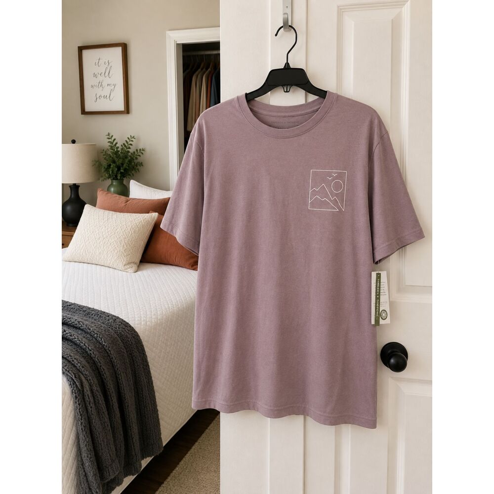 Threads 4 Thought Mens Graphic T Shirt XL Mountain Outdoor NWT